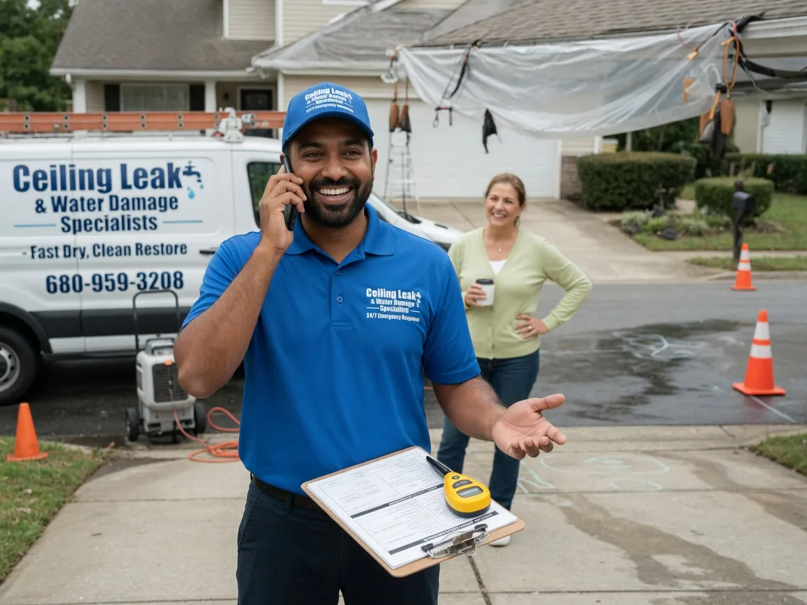 Ceiling Leak Cleanup Allamuchy, NJ FAQs
